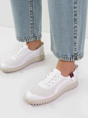 Półbuty Astra White