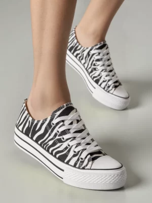 Damskie Trampki SAVANA ZEBRA