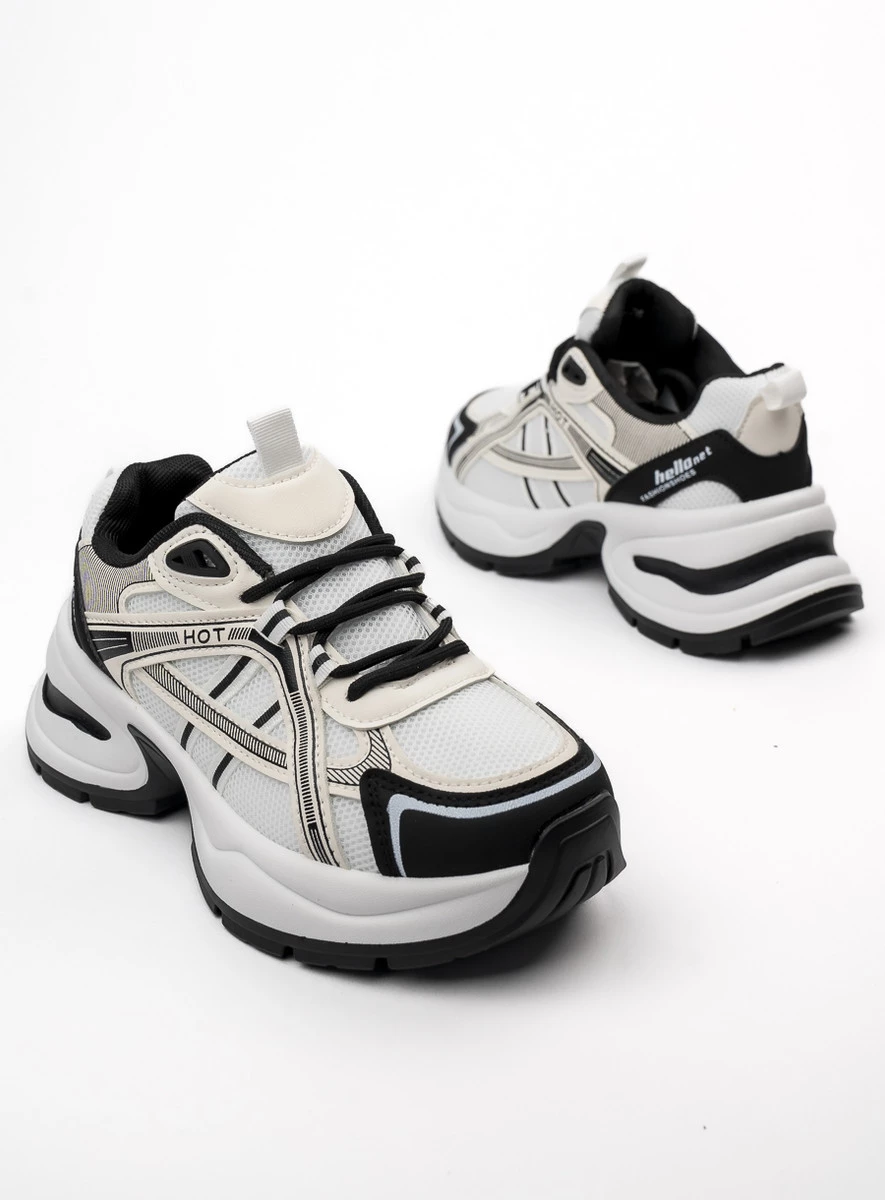 Damskie Sneakersy DAKOTA WHITE/BLACK – Nowoczesny Styl i Wygoda