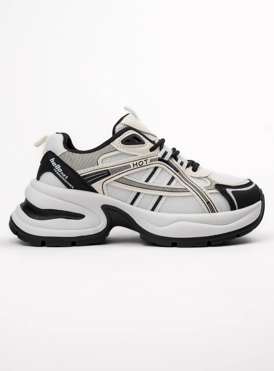 Damskie Sneakersy DAKOTA WHITE/BLACK – Nowoczesny Styl i Wygoda