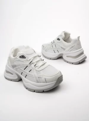 Damskie Sneakersy DAKOTA WHITE – Minimalistyczny Styl i Komfort