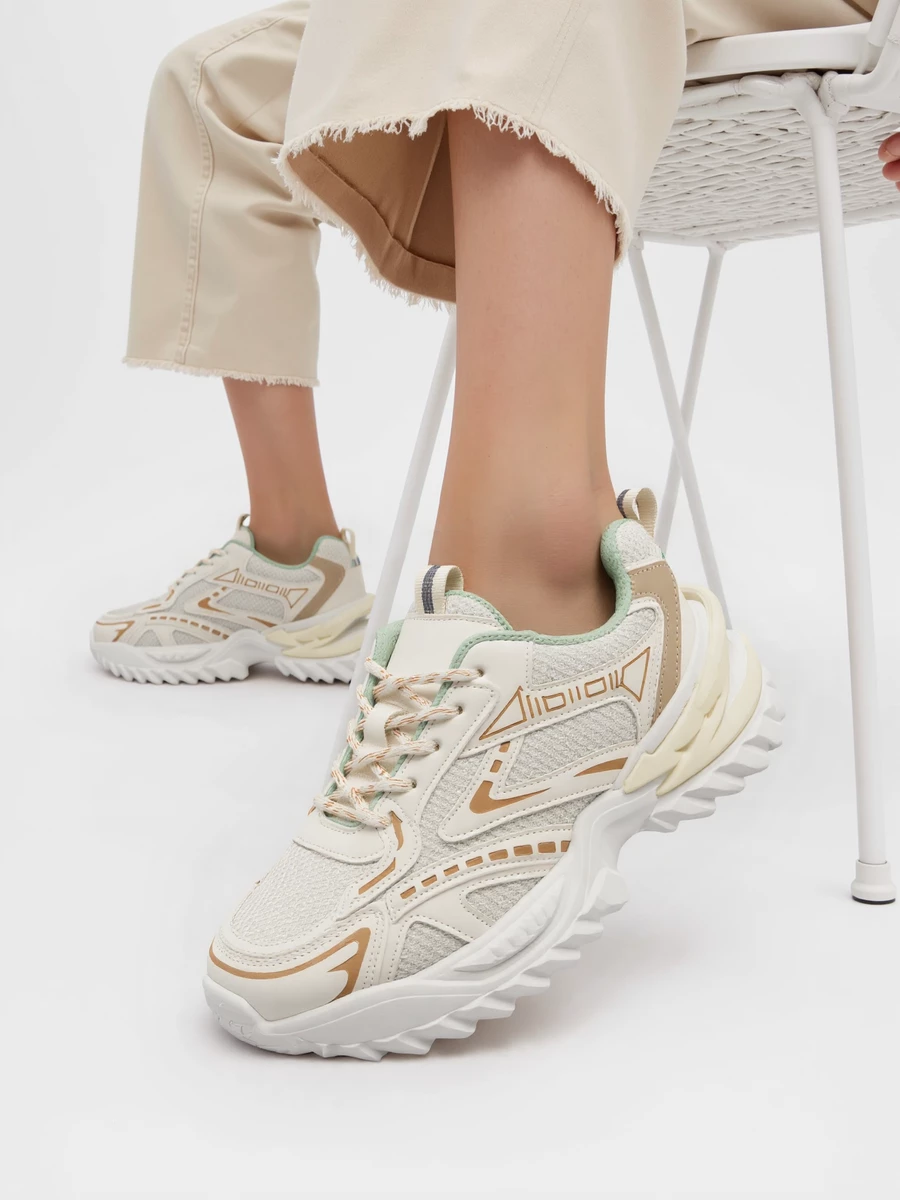 Damskie Sneakersy STORM X BEIGE
