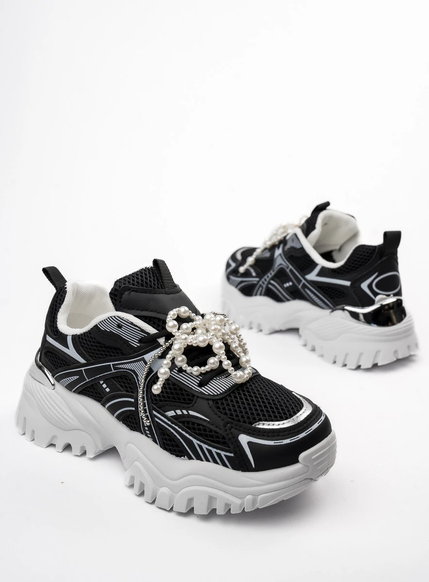 Damskie Sneakersy PEARL BLACK