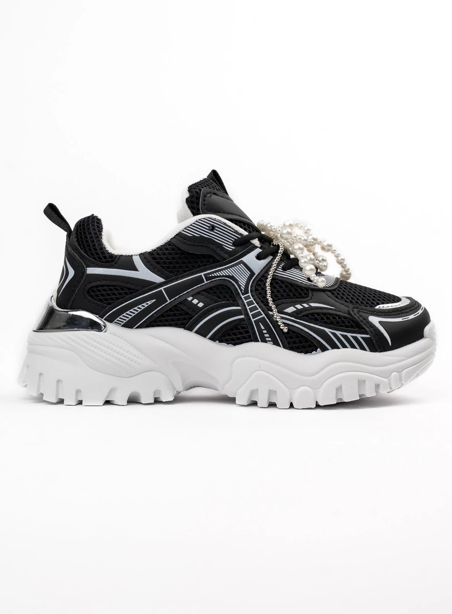 Damskie Sneakersy PEARL BLACK
