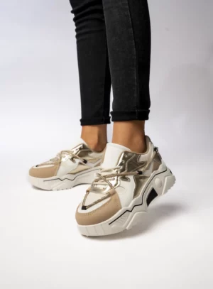 Damskie Sneakersy VEYRA BEIGE