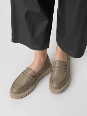 Damskie Mokasyny LAURA KHAKI
