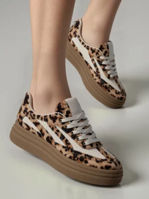 Damskie Sneakersy MILA LEOPARD