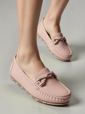 Damskie Mokasyny AMELIA PINK – Subtelna Elegancja i Codzienny Komfort