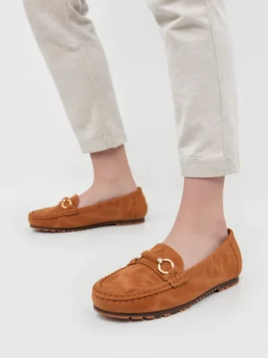 Mokasyny Elegante Camel