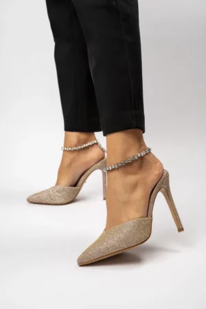 Damskie Szpilki KAYLA CHAMPAGNE
