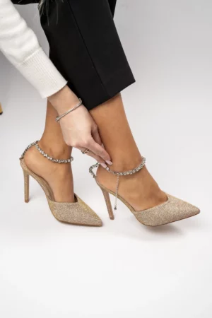 Damskie Szpilki KAYLA CHAMPAGNE