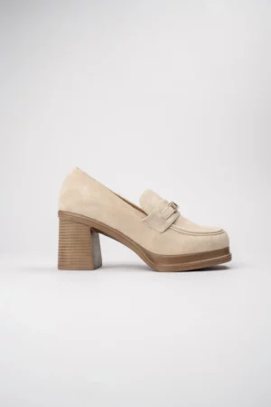 Damskie Loafersy LUX CLASSY BEIGE