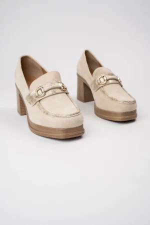 Damskie Loafersy ROYCE BEIGE
