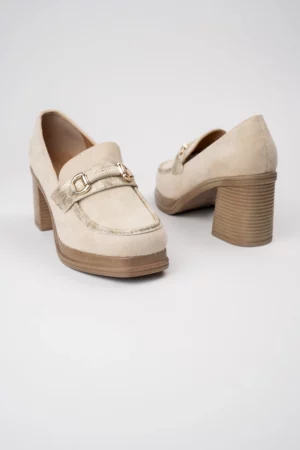 Damskie Loafersy ROYCE BEIGE