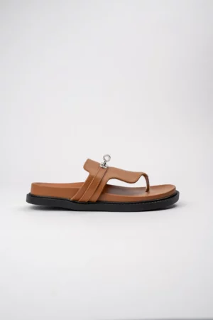 Damskie Klapki LUXTOE CAMEL