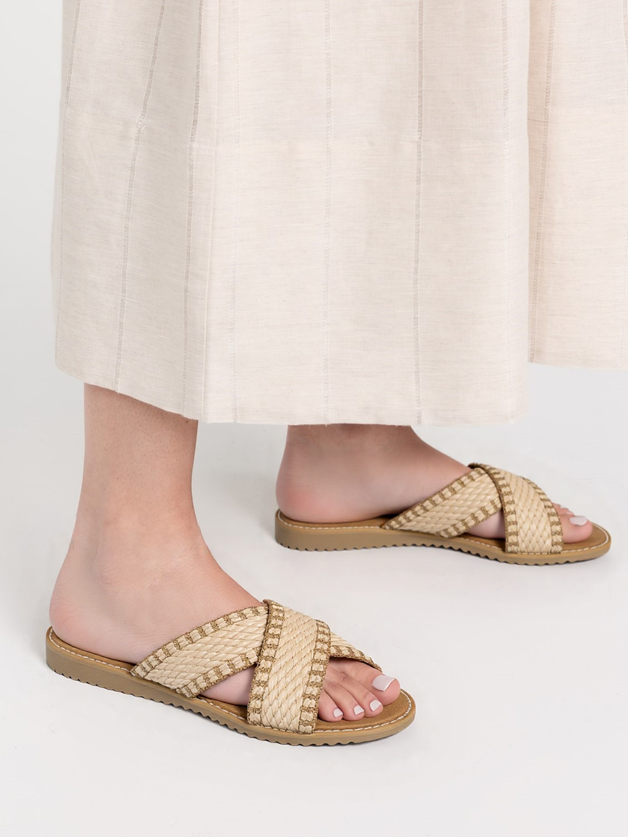 Damskie Sandały WAVE BEIGE