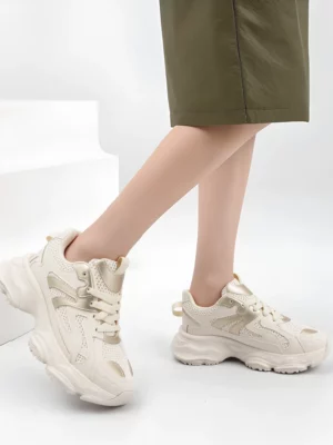 Damskie Sneakersy GLOW RIDE BEIGE