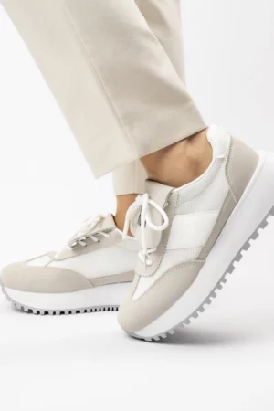 Damskie Sneakersy FLOW WHITE