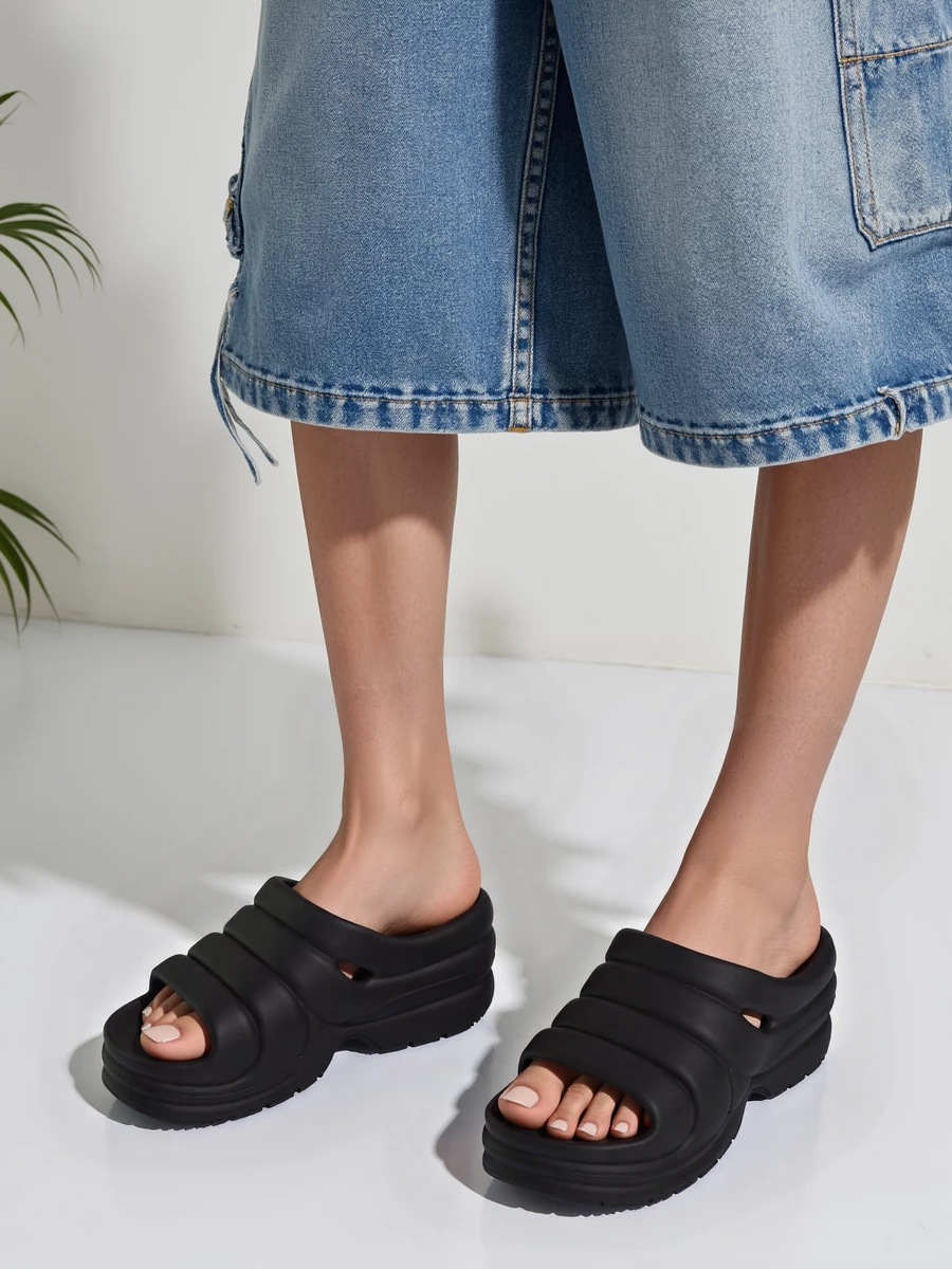 Damskie Klapki SERENA BLACK