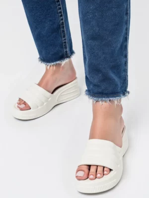 Damskie Klapki NOVA WHITE