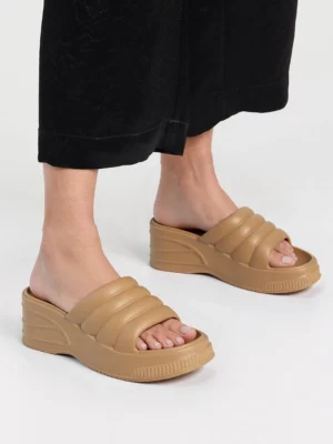 Damskie Klapki NOVA KHAKI