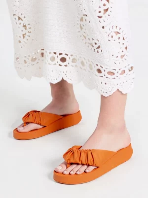 Damskie Klapki EVOLA ORANGE