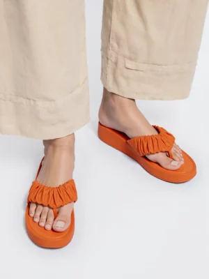 Damskie Klapki EVOLA ORANGE