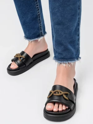 Damskie Klapki MARINA BLACK