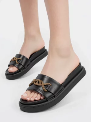 Damskie Klapki MARINA BLACK