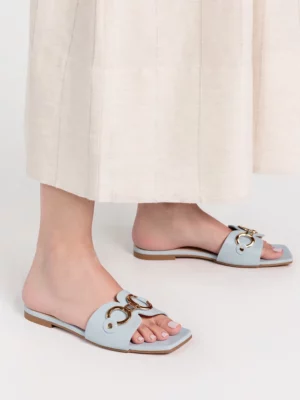Damskie Klapki SERA BLUE
