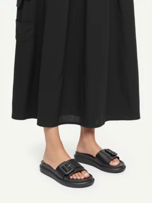 Damskie Klapki CAMILA BLACK