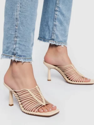 Klapki Elegancja Beżowe