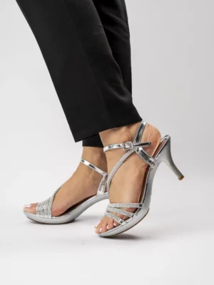 Sandały Blask Srebrny
