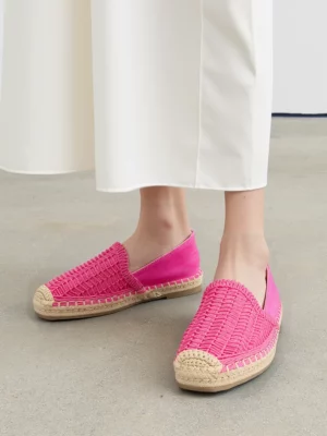 Espadryle Macramé FUSCHIA