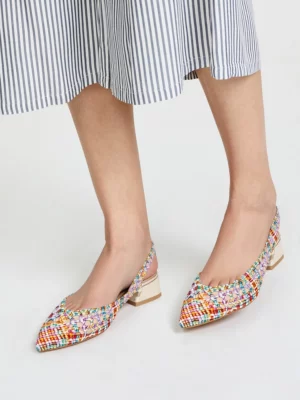 Damskie Ażurowe Sandały na Niskim Obcasie LUCIA MULTI