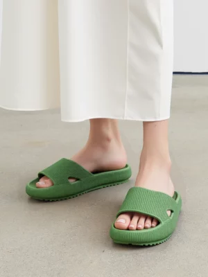 Damskie Klapki GREEN