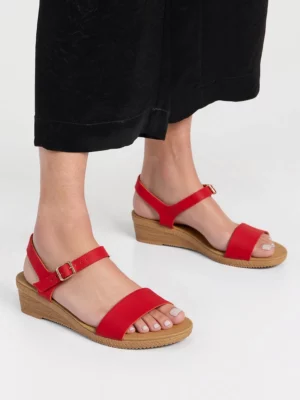 Damskie Sandały AURA RED