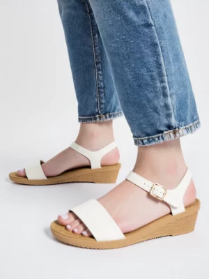 Damskie Sandały AURA White