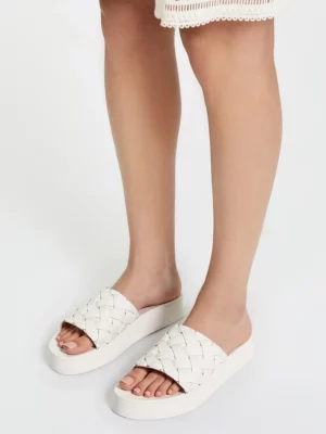 Damskie Klapki NILA WHITE