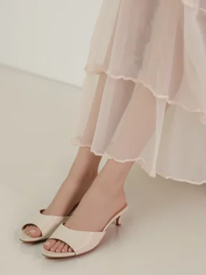 Damskie Klapki KARA BEIGE