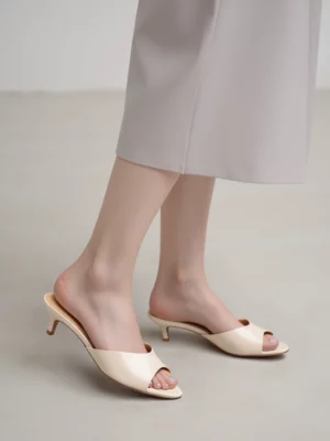 Damskie Klapki KARA BEIGE