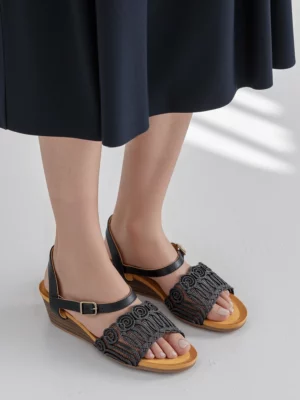 Damskie sandały AURORA BLACK