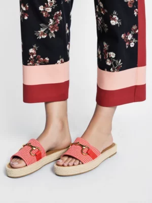 Nina Platform Sandals Red