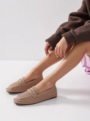 Klapki Elegante Khaki