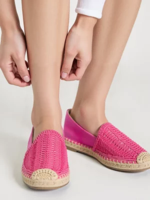 Modne espadryle damskie Fuschia