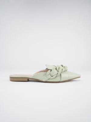 Klapki Oaza - Jasnozielone