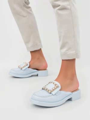 Damskie Klapki Elowen BLUE