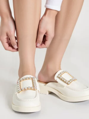 Damskie Klapki Elowen WHITE