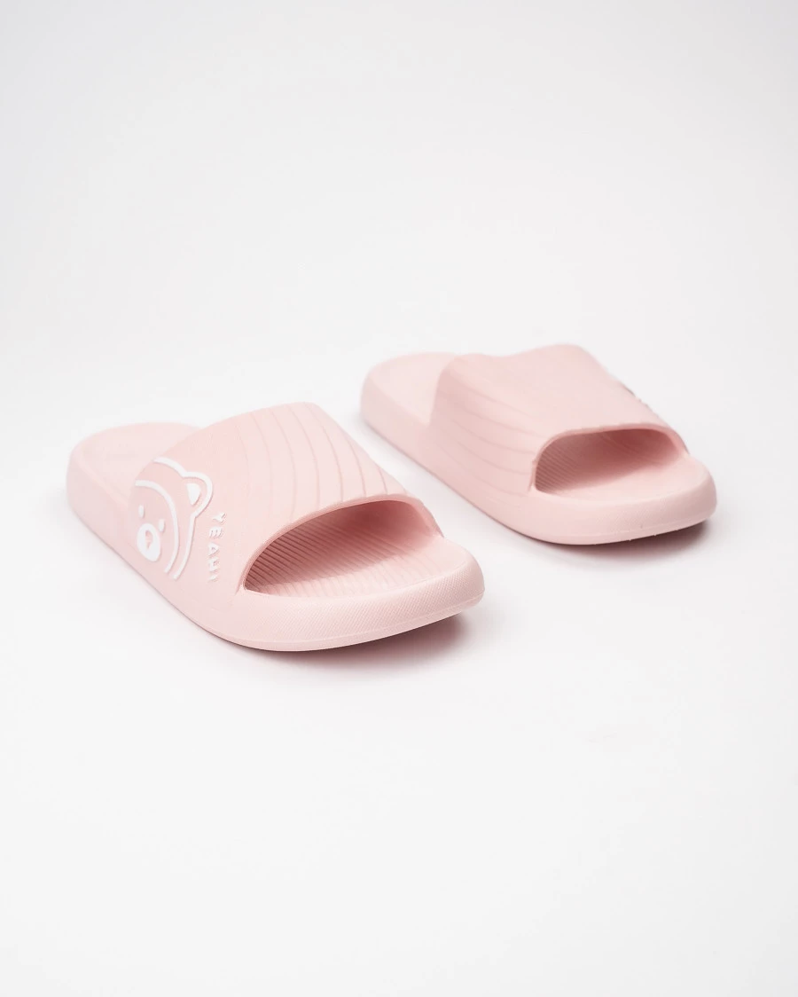 Klapki Miś Pink