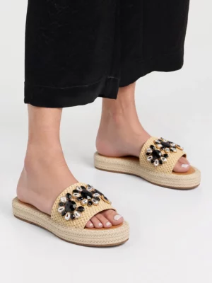 Damskie Klapki DIVAGLAM BLACK